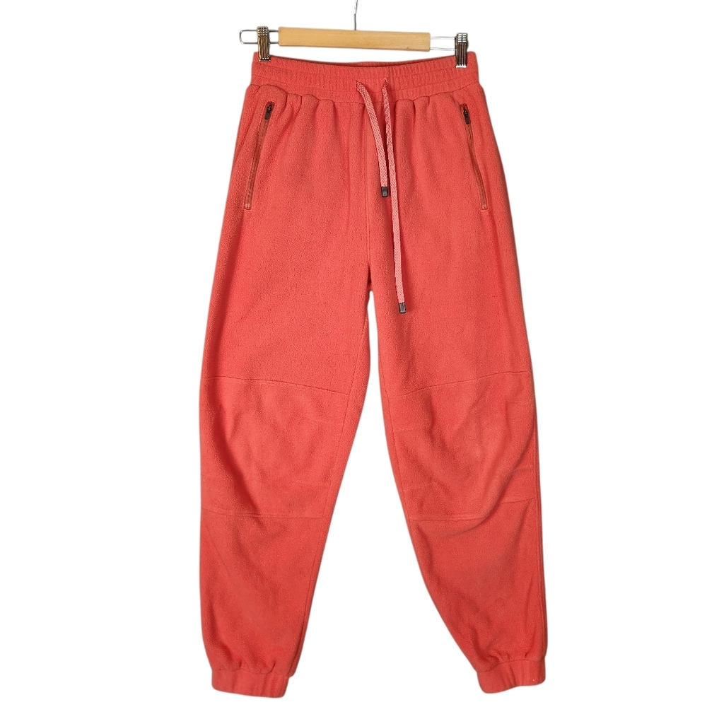 Stoic Polar Fleece Joggers Womens Size XS Coral Outdoor Backcountry No